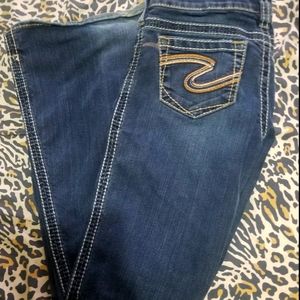 Women Silver Jeans